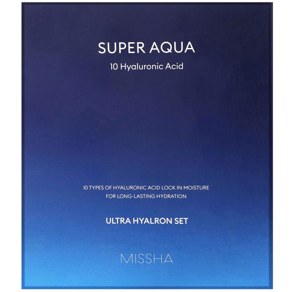 Missha, Super Aqua, Conjunto Ultra Hyalron, 4 Peças - Imagem 2