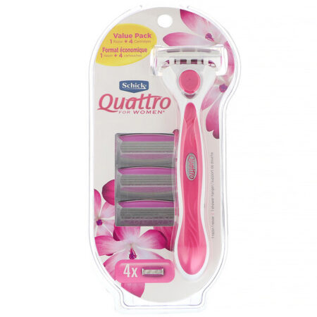 Schick, Quattro para mulheres, 1 lâmina, 4 cartuchos