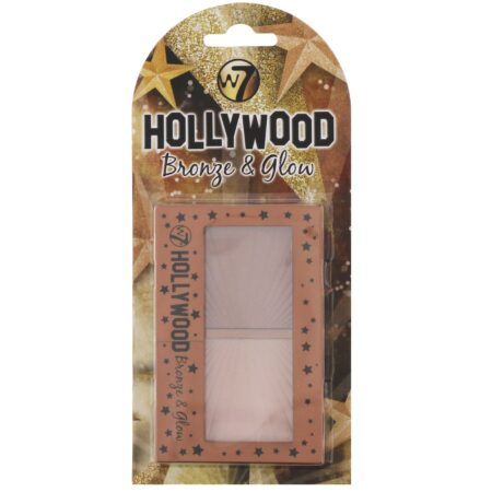 W7, Hollywood Bronze & Glow, Duo de bronzer e iluminador - Image 2