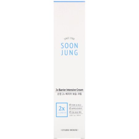 Etude House, Soon Jung, Creme com Barreira Intensiva 2x, 60 ml (2,02 fl oz) - Image 2