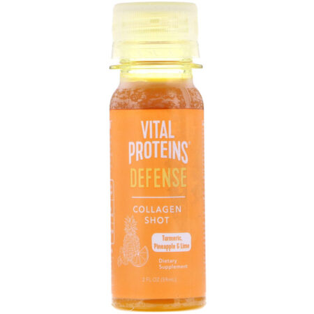 Vital Proteins, Collagen Shot, Defense, Turmeric, Pinapple & Lime, 2 fl oz (59 ml)