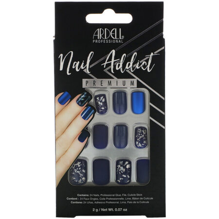 Ardell, Nail Addict Premium, Matte Blue, 0.07 oz (2 g)