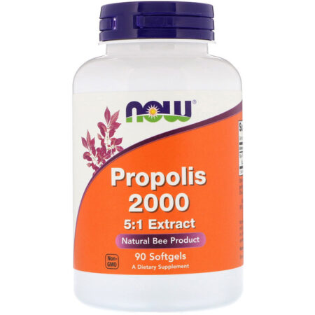 Now Foods, Própolis 2000, 90 Cápsulas Softgel