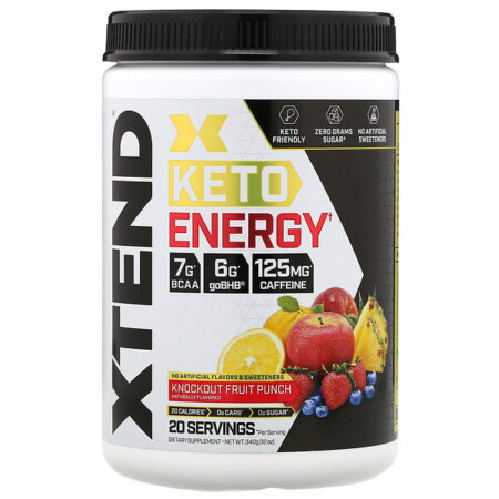 Xtend, Keto Energy, Ponche de Frutas, 340 g (12 oz)