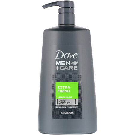 Dove, Men+Care, Extra Fresh, Gel Corporal e Facial, 694 ml (23,5 fl oz)