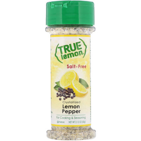 True Citrus, True Lemon, Limão Cristalizado e Pimenta, Sem Sal, 60 g (2,12 oz)