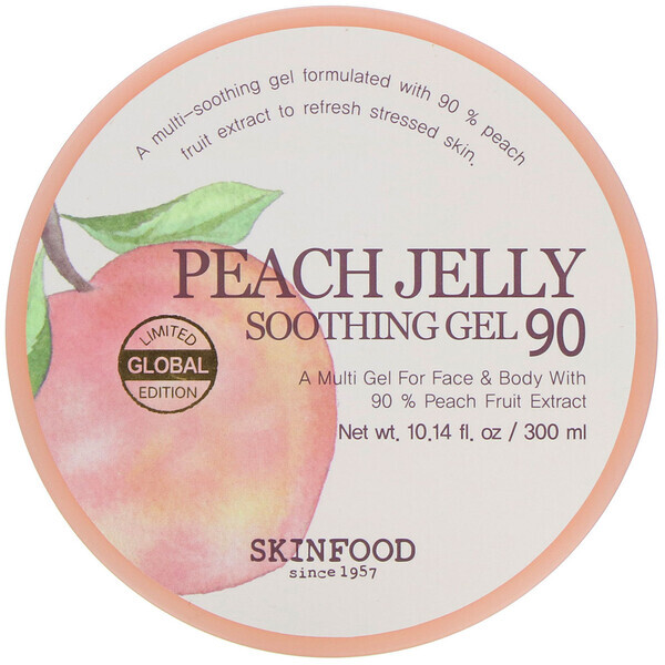 Skinfood, Gelatina de Pêssego, Gel Calmante 90, 300 ml (10,14 fl oz)