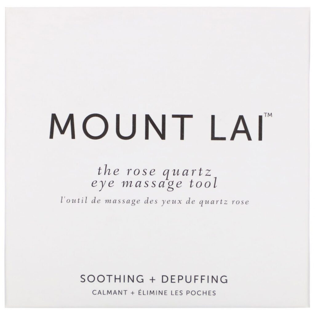 Mount Lai, Massageador de Quartzo Rosa para Olhos, 1 Utensílio - Imagem 2