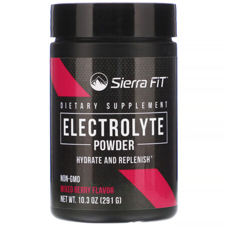 Sierra Fit, Eletrólito em Pó, 0 Calorias, Frutos Silvestres, 10,3 oz (291 g)