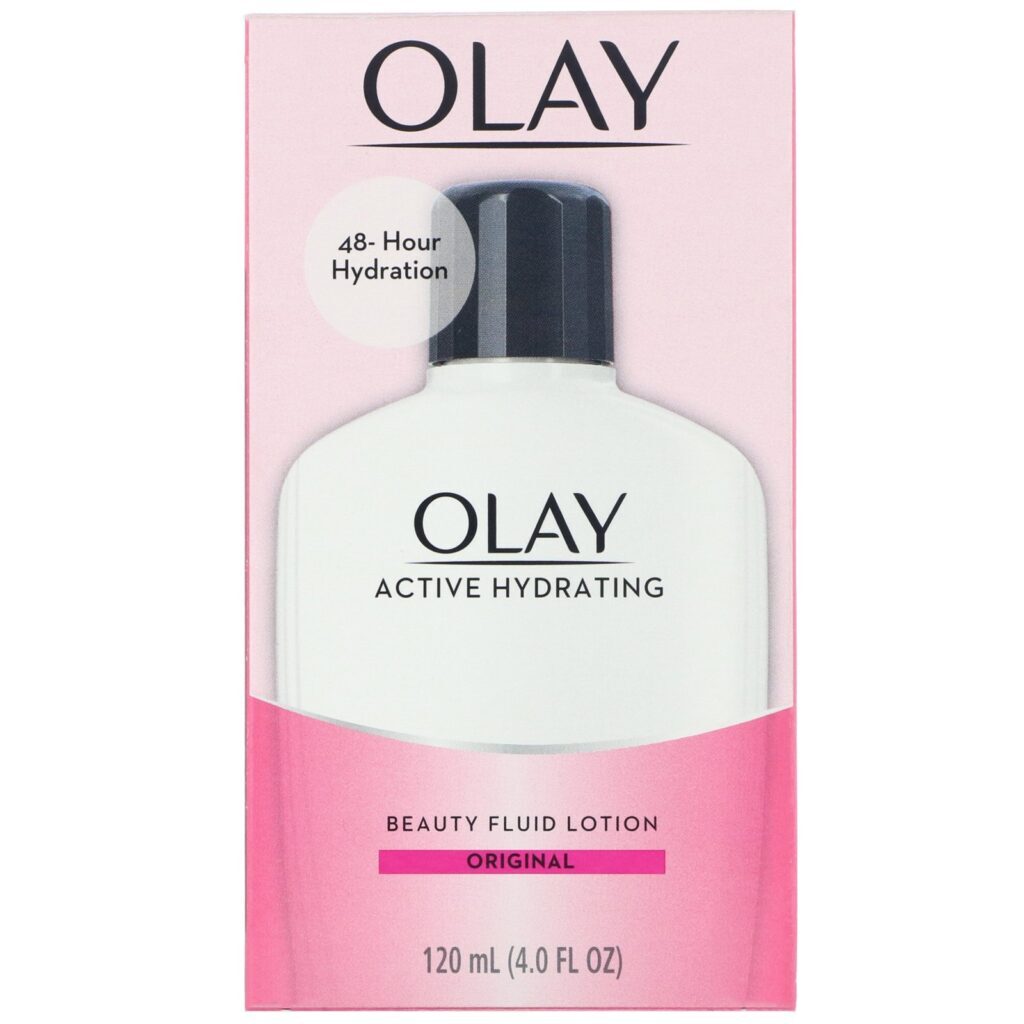 Olay, Hidratação Ativa, Loção Fluida de Beleza, Original, 120 ml (4 fl oz) - Imagem 2