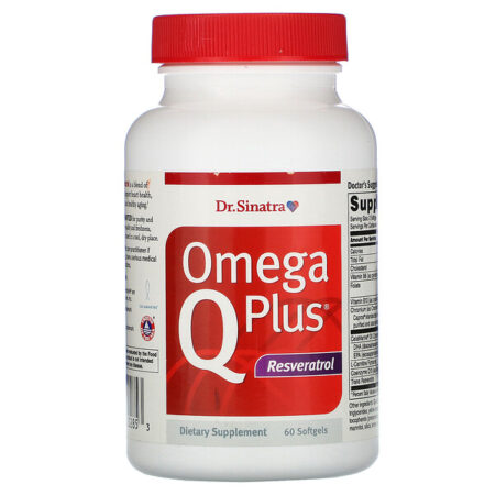 Dr. Sinatra, Omega Q Plus, Resveratrol, 60 Softgels