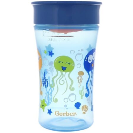 NUK, 360 Mágico, Caneca Mágica Sem Respingos, 12+ Meses, Menino, 1 Caneca, 10 oz (300 ml)