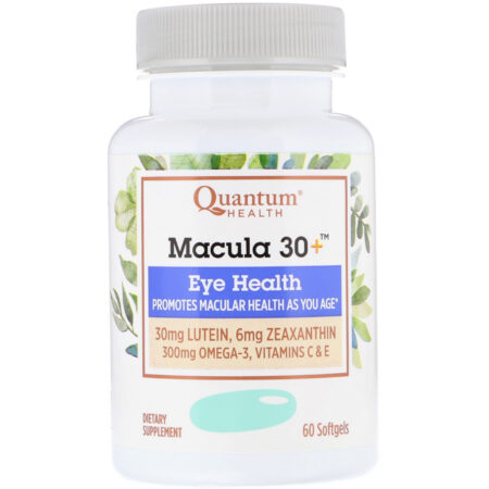 Quantum Health, Macula 30+, Eye Health, 60 Softgels - Image 3