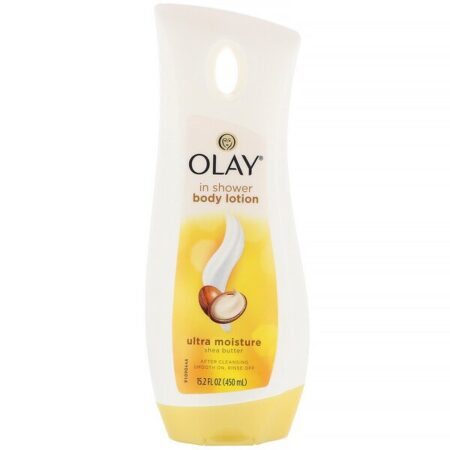 Olay, Loção Corporal para Banho Ultra-hidratante, Manteiga de Karité, 450 ml (15,2 fl oz)