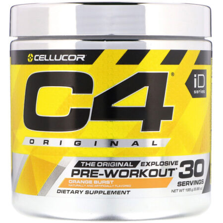 Cellucor, C4 Original Explosivo, Pré Treino, Laranja, 6,88 oz (195 g)