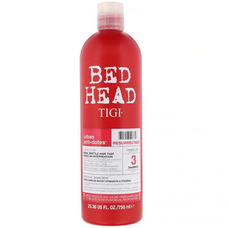 TIGI, Bed Head, Urban Anti+dotes, Resurrection, Shampoo nível de dano 3, 750 ml (25,36 fl oz)