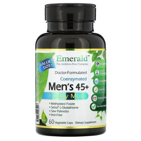 Emerald Laboratories, Coenzymated Men's 45+ 1-Daily Multi, 60 Vegetable Caps