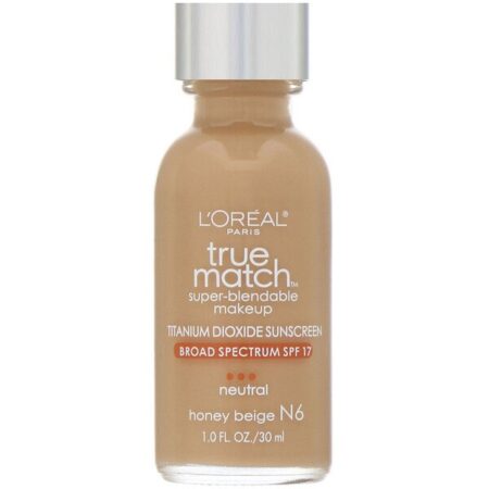 L'Oreal, True Match, Maquiagem Super-Blendable, N6 Bege mel, 30 ml