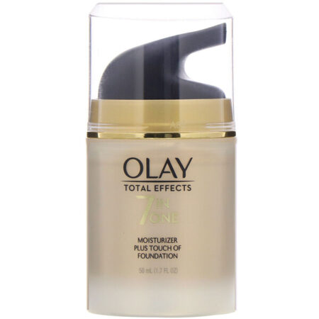 Olay, Total Effects, Hidratante 7 em um mais toque de base, 50 ml (1,7 fl oz)