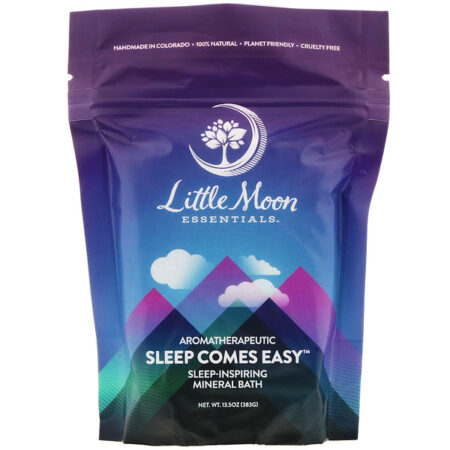 Little Moon Essentials, Sleep Comes Easy, Sleep-Inspiring Mineral Bath Salt, 13.5 oz (383 g)