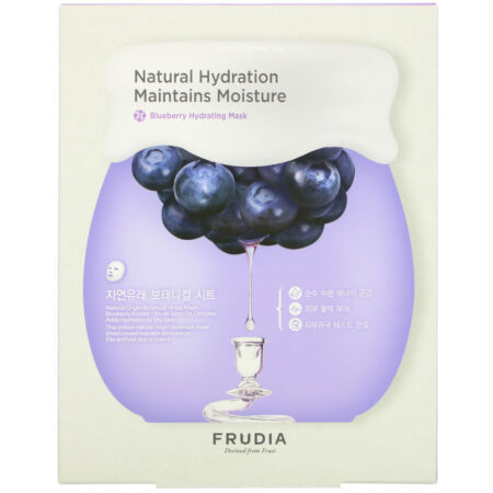 Frudia, Natural Hydration Maintains Moisture, Blueberry Hydrating Mask, 5 Sheets, 0.91 oz (27 ml) Each - Image 2