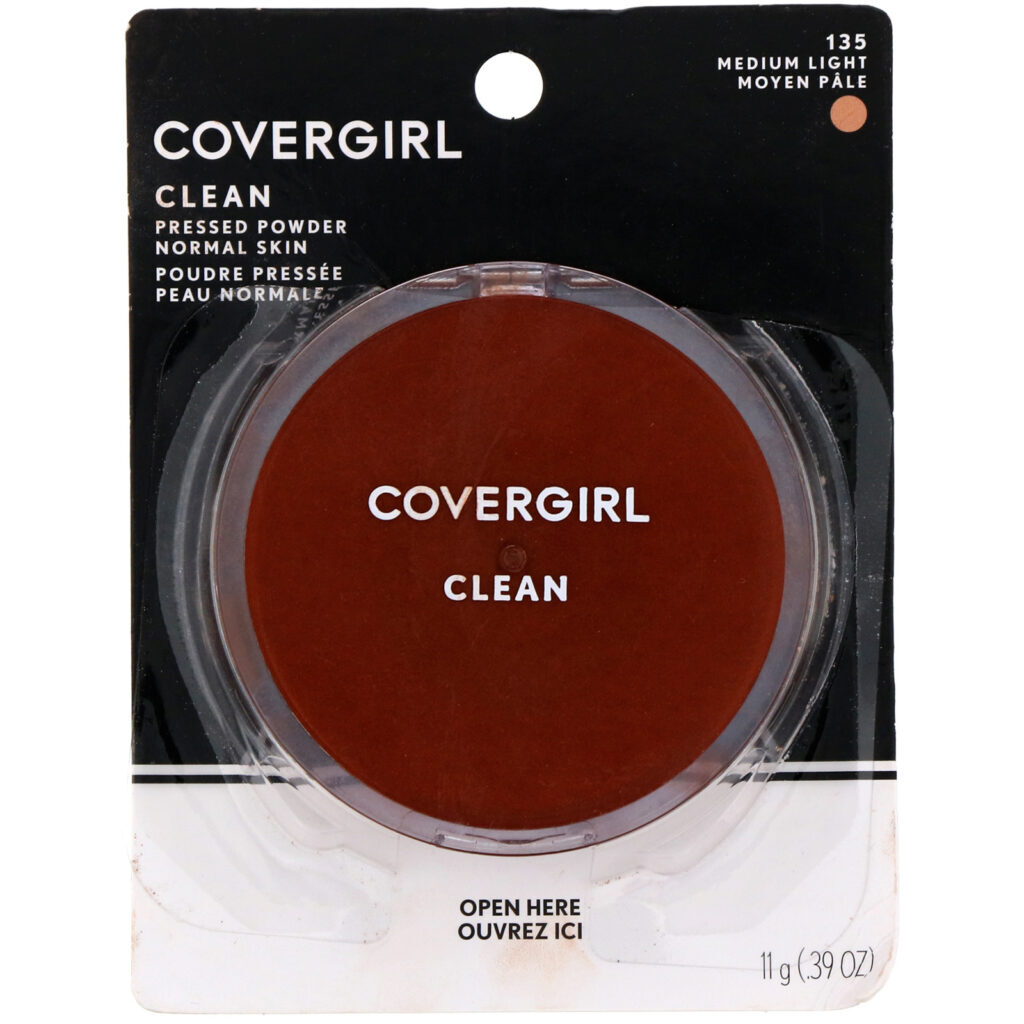Covergirl, Clean, Base em pó compacto, 135 Médio leve, 11 g - Imagem 2