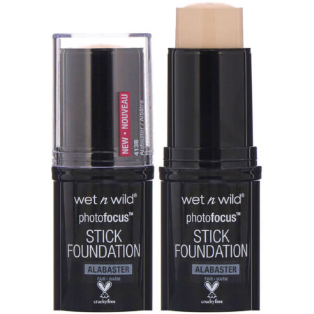 Wet n Wild, Base em bastão PhotoFocus, Alabaster, 0,42 oz (12 g)