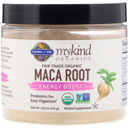 Garden of Life, MyKind Organics, Raiz Orgânica de Maca Fair Trade, Reforço Energético, 225 g (7,93 oz)