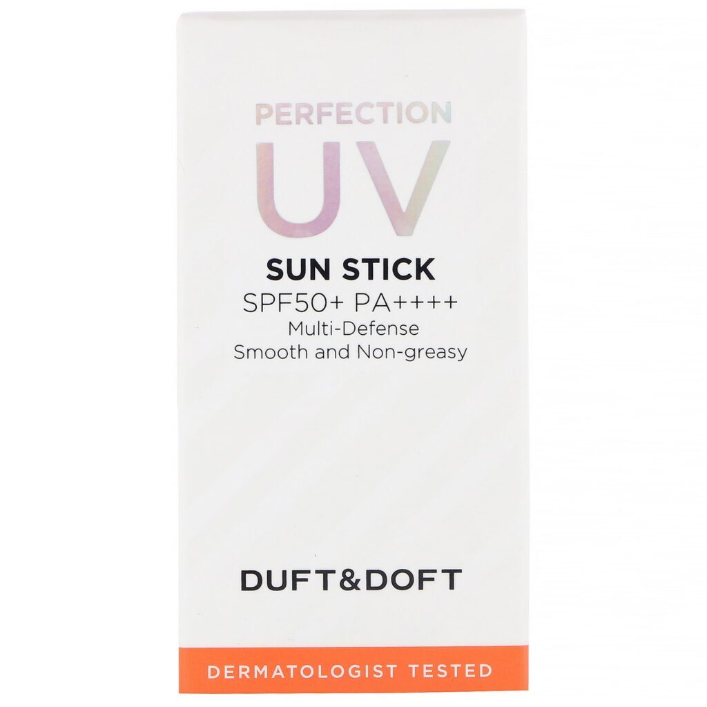 Duft & Doft, UV Perfection, Sun Stick, SPF 50+ PA++++, 0.5 oz (16 g) - Imagem 2