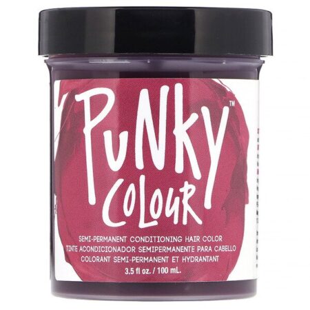 Punky Colour, Semi-Permanent Conditioning Hair Color, Red Wine, 3.5 fl oz (100 ml)