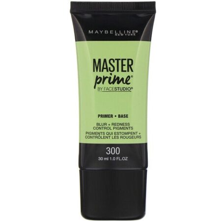 Maybelline, FaceStudio, Master Prime, base primer, 300 Blur + Redness, 30 ml