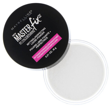 Maybelline, FaceStudio, Pó fixador Master Fix + Pó solto para aperfeiçoamento, 6 g