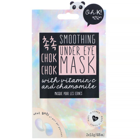 Oh K!, Chok Chok, Smoothing, Under Eye Mask, 1 Pair, 0.05 oz (1.5 g)