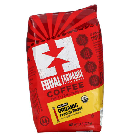 Equal Exchange, Organic, Coffee, French Roast, Whole Bean, 2 lb (907 g)