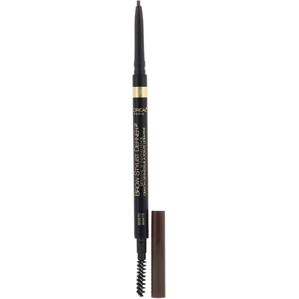 L'Oreal, Brow Stylist Definer, Ponta ultrafina, 389 Castanho, 90 mg