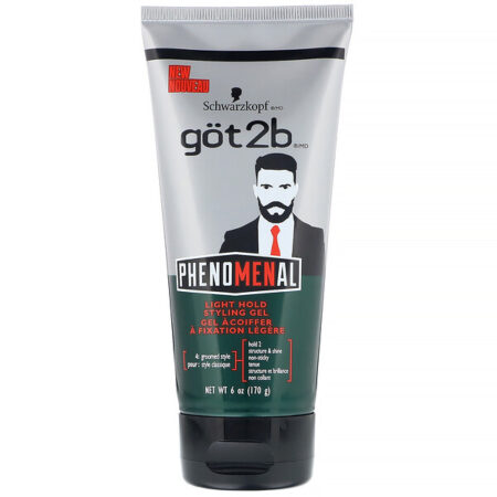 got2b, Gel de pentear fixação leve PhenoMENal, 170 g