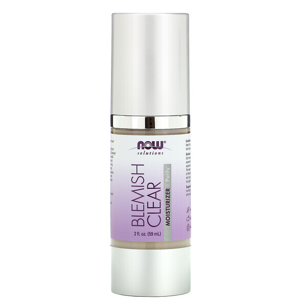 Now Foods, Solutions, Blemish Clear Moisturizer, 2 fl oz (59 ml)