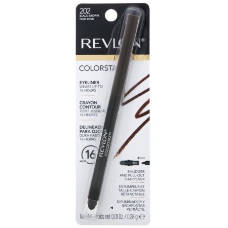 Revlon, Colorstay, Eyeliner, 202 Black Brown, 0.01 oz (0.28 g) - Image 2