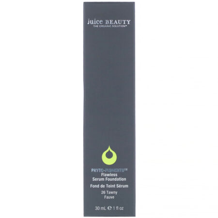 Juice Beauty, Phyto-Pigments, Flawless Serum Foundation, 26 Tawny, 1 fl oz (30 ml) - Image 2