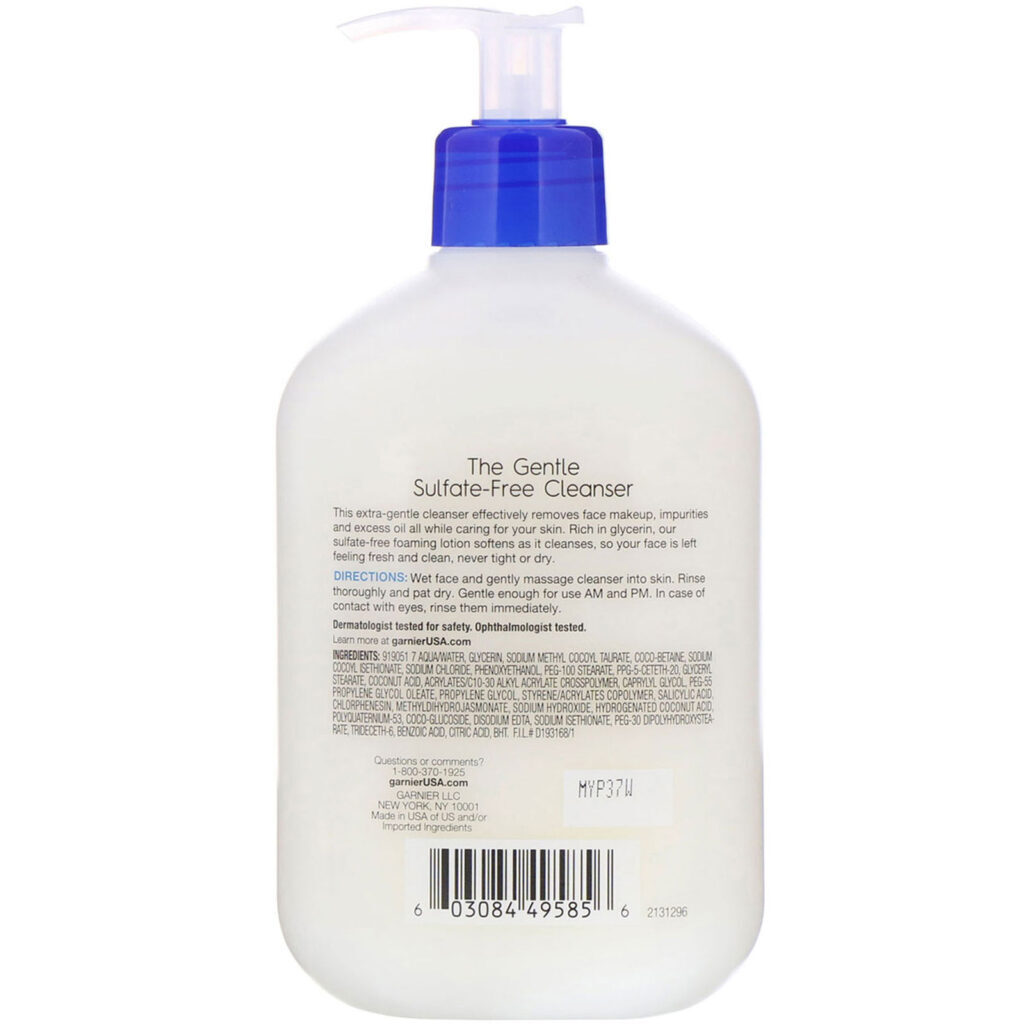 Garnier, SkinActive, Limpador suave sem sulfato, 400 ml - Imagem 2