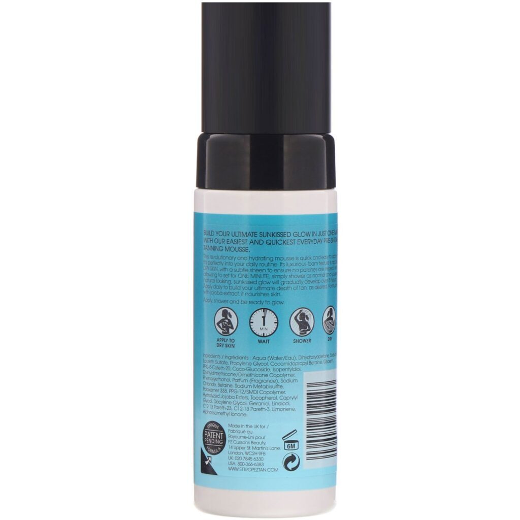St. Tropez, Bronzeamento gradual, Um minuto, Musse de bronzeamento diário pré-banho, 120 ml - Imagem 2