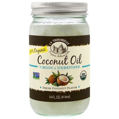 La Tourangelle, Virgin & Unrefined, Organic Coconut Oil, 14 fl oz (414 ml)