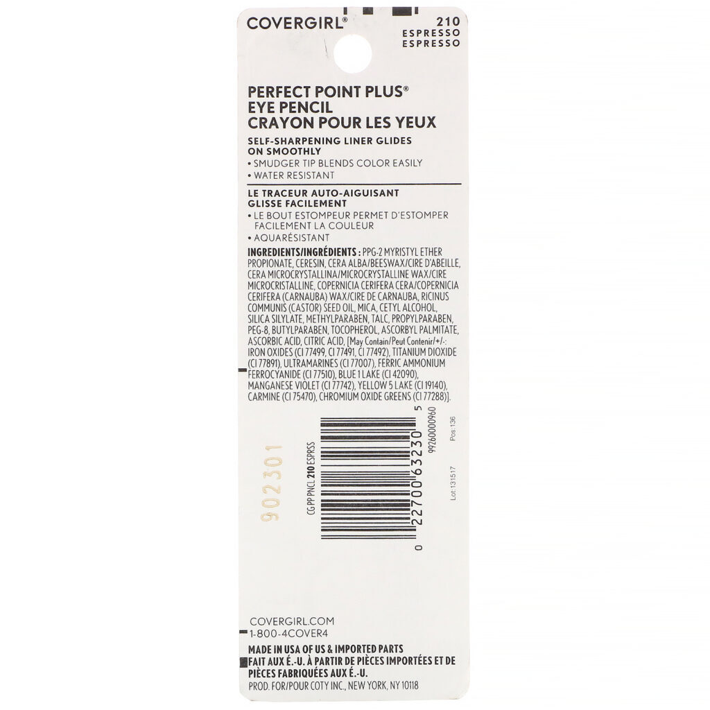 Covergirl, Perfect Point Plus, Lápis de olho, 210 Espresso, 0,23 g - Imagem 3