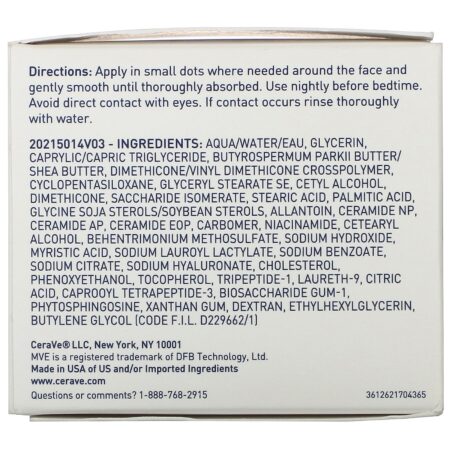 CeraVe, Skin Renewing Night Cream, 1.7 oz (48 g) - Image 4