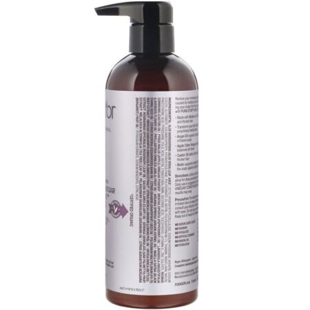 Pura D'or, Professional, Apple Cider Vinegar, Thin2Thick, Shampoo, 16 fl oz (473 ml) - Imagem 2