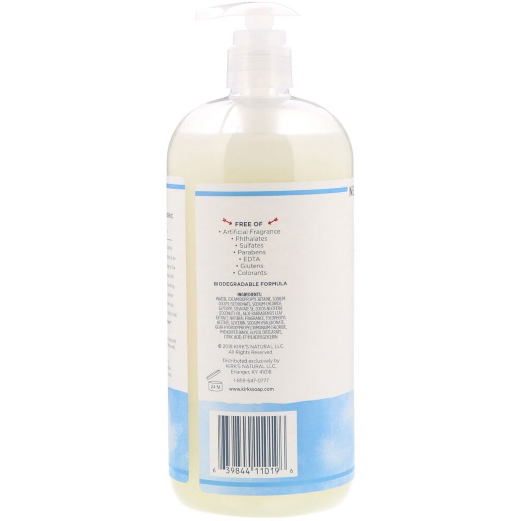 Kirk's, Purificador Nutritivo 3 em 1 Cabeça aos Pés, Aroma Refrescante Original, 946 ml - Imagem 2
