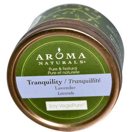 Aroma Naturals, Soy VegePure, Tranquilidade, Vela para Viagens, Lavanda, 2,8 oz (79,38 g)