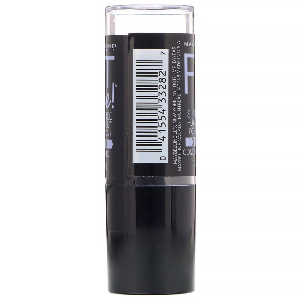 Maybelline, Fit Me, base em bastão Shine-Free + Balance, 110 Porcelain, 9 g - Imagem 2