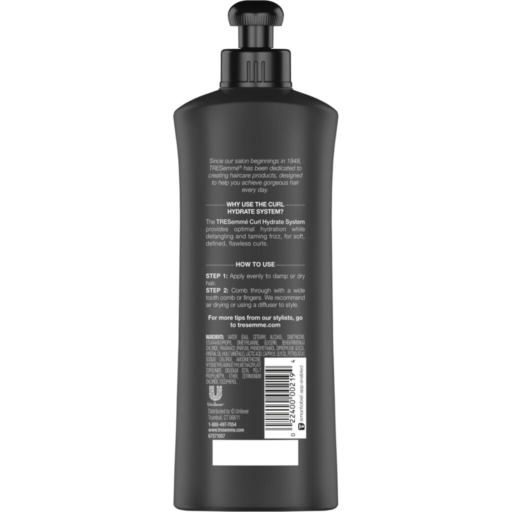 Tresemme, Curl Hydrate, creme leave-in para cachos, 301 ml - Imagem 2