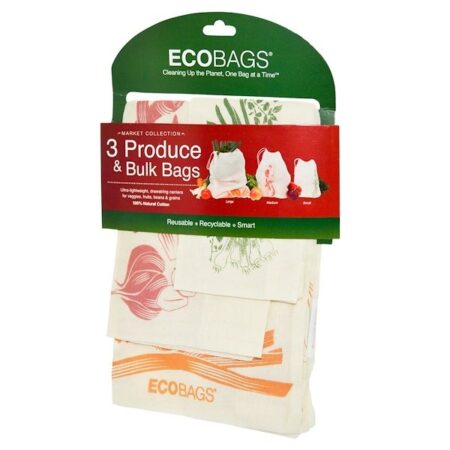 ECOBAGS, Sacos de Produtos a Granel, 3 Sacos